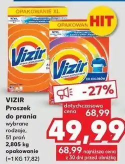 Kaufland Proszek do prania kolorów vizir oferta