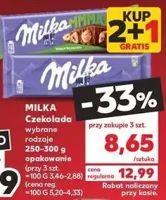 Kaufland Czekolada mleczna milka alpenmilch oferta