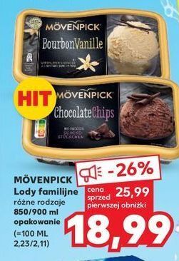 Kaufland Lody bourbon vanilla movenpick premium ice cream oferta