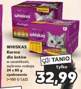 Kaufland Potrawka w galaretce z kurczakiem whiskas oferta