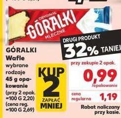 Kaufland Wafelek mleczny góralki oferta