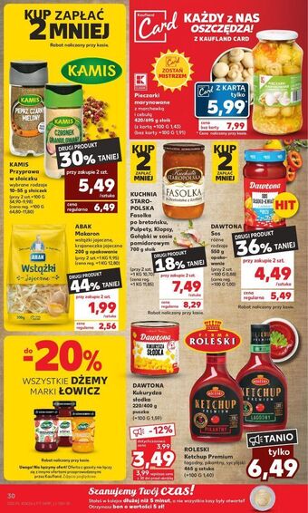 Kaufland Czosnek granulowany kamis oferta