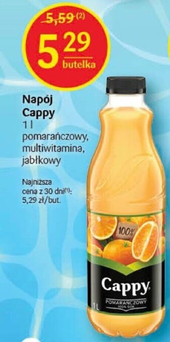 Delikatesy Centrum Napój Cappy 1l oferta