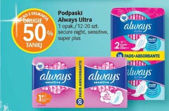 Delikatesy Centrum Podpaski Always Ultra 12-20szt oferta