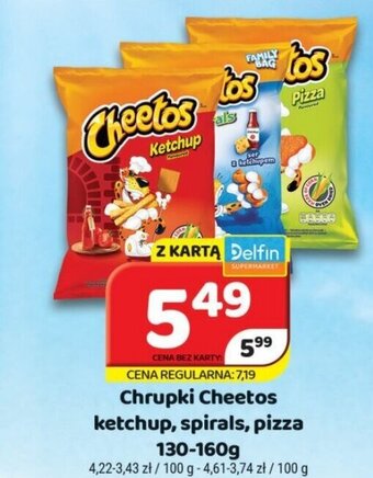 Delfin Chrupki Cheetos 130-160g oferta