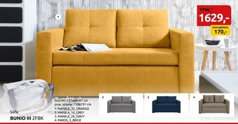 Black Red White Sofa oferta