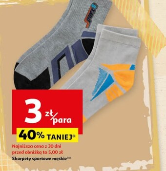 Auchan Skarpety męskie oferta