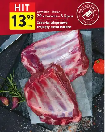 Intermarche Żeberka wieprzowe oferta