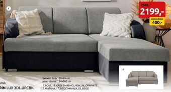 Black Red White Narożnik oferta