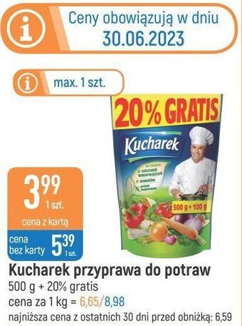 E.Leclerc Przyprawa do potraw kucharek oferta