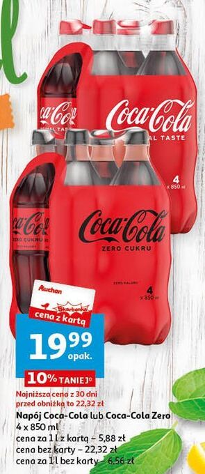 Auchan Napoj coca-cola zero oferta
