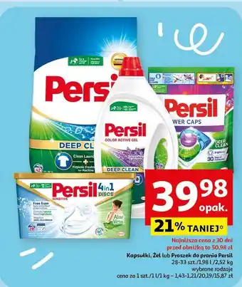 Auchan Żel do prania lavender persil active gel oferta