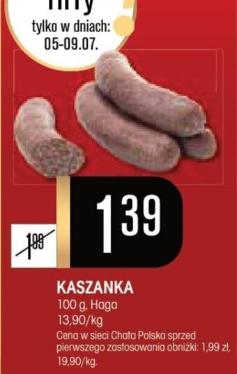 Chata Polska KASZANKA 100 g oferta