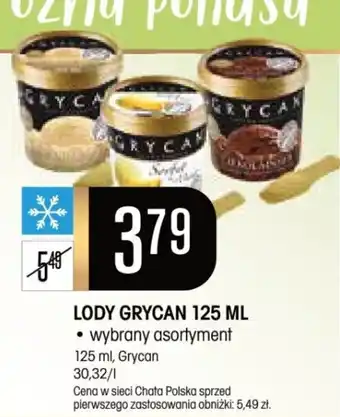 Chata Polska LODY GRYCAN 125 ML oferta