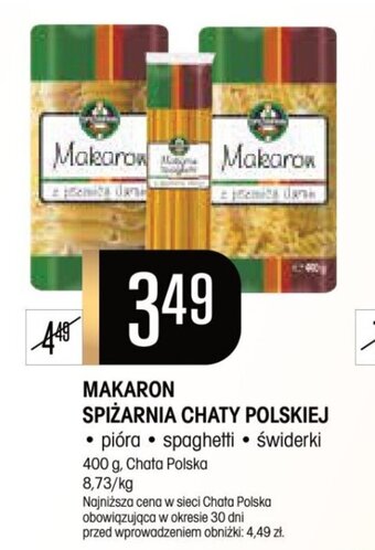 Chata Polska Makaron SPIŻARNIA CHATY POLSKIEJ 400 g oferta