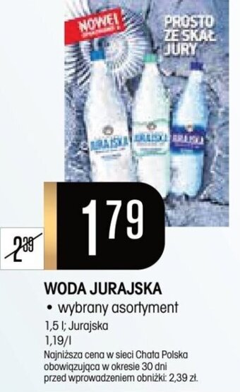 Chata Polska WODA JURAJSKA 1,5 l oferta