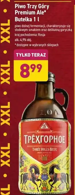 ALDI Piwo Trzy Góry Premium Ale 1l oferta