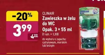 ALDI Zawieszka w żelu do WC 3x55ml oferta