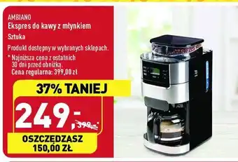 ALDI Ekspres ciśnieniowy z młynkiem 900-1050 w oferta