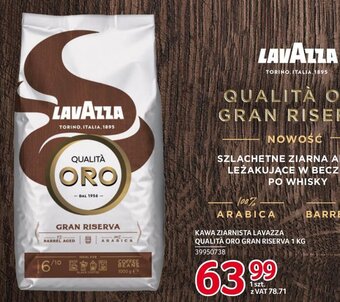 Selgros KAWA ZIARNISTA LAVAZZA QUALITÀ ORO GRAN RISERVA 1 KG oferta