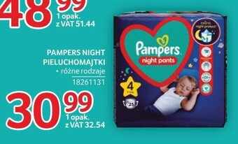 Selgros PAMPERS NIGHT PIELUCHOMAJTKI oferta