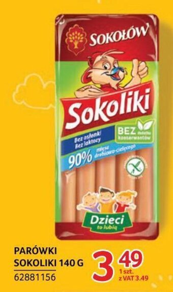Selgros PARÓWKI SOKOLIKI 140 G oferta