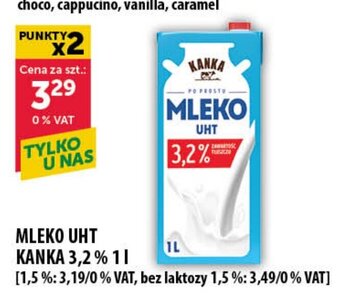 Eurocash MLEKO UHT KANKA 3,2% 1l oferta