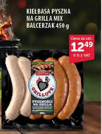 Eurocash KIEŁBASA PYSZNA NA GRILLA MIX BALCERZAK 450 g oferta