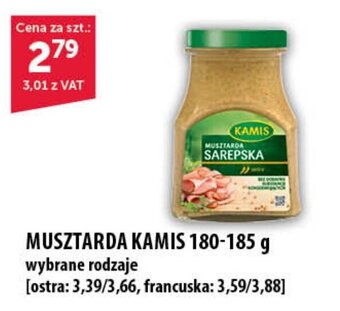 Eurocash MUSZTARDA KAMIS 180-185 g oferta