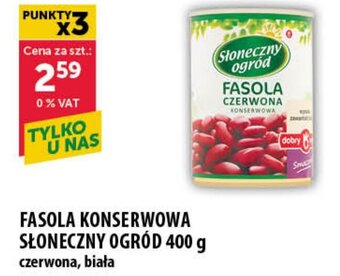 Eurocash FASOLA KONSERWOWA SŁONECZNY OGRÓD 400 g oferta