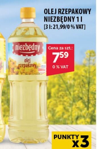 Eurocash OLEJ RZEPAKOWY NIEZBĘDNY 1l oferta