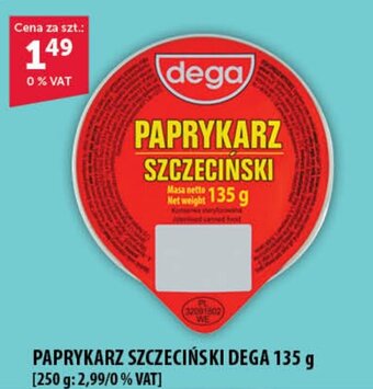 Eurocash PAPRYKARZ SZCZECIŃSKI DEGA 135 g oferta