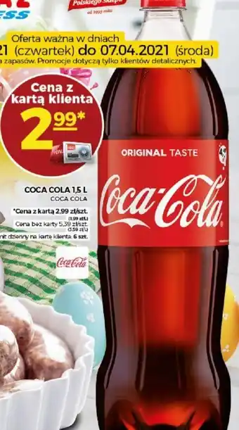 Topaz Coca cola 1,5l oferta