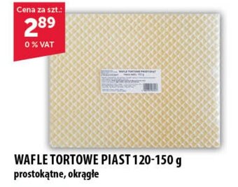 Eurocash WAFLE TORTOWE PIAST 120-150 g oferta