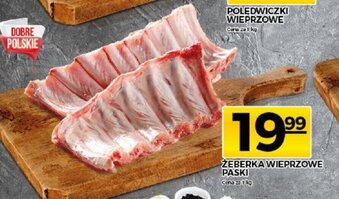 Topaz Żeberka wieprzowe paski 1kg oferta