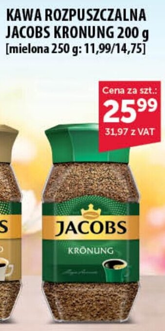 Eurocash KAWA ROZPUSZCZALNA JACOBS KRONUNG 200 g oferta