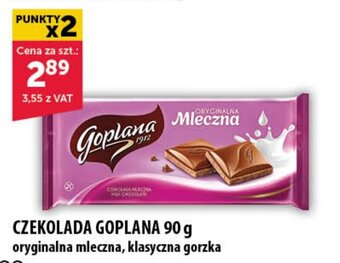 Eurocash CZEKOLADA GOPLANA 90 g oferta