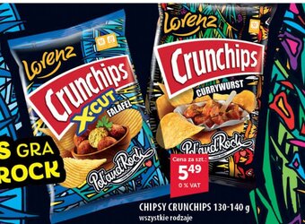 Eurocash CHIPSY CRUNCHIPS 130-140 g oferta