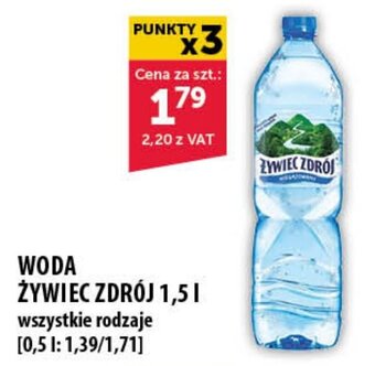 Eurocash WODA ŻYWIEC ZDRÓJ 1,5l oferta