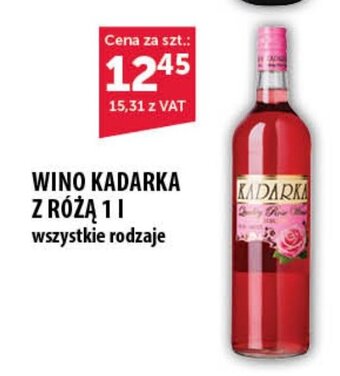 Eurocash WINO KADARKA Z RÓŻĄ 1l oferta
