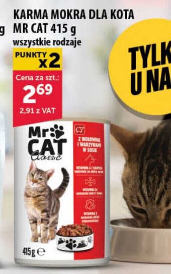 Eurocash KARMA MOKRA DLA KOTA MR CAT 415 g oferta