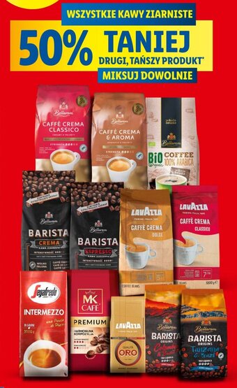 Lidl WSZYSTKIE KAWY ZIARNISTE oferta