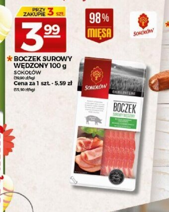 Topaz Boczek surowy wędzony 100g oferta