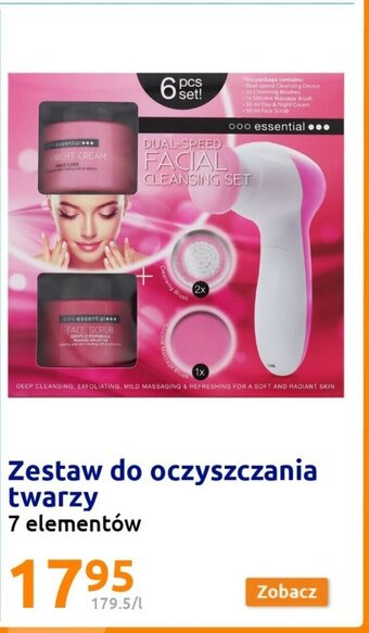 Action Zestaw do oczyszczania twarzy 7 elementów oferta