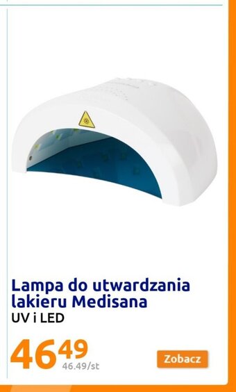 Action Lampa do utwardzania lakieru Medisana UV i LED oferta