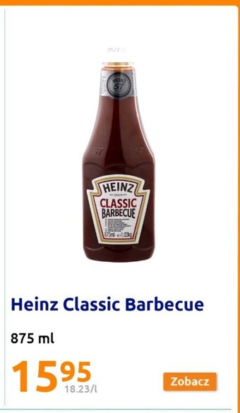 Action HEINZ CLASSIC BARBECUE 875ml oferta