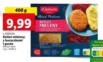 Lidl U JĘDRUSIA Kotlet mielony z buraczkami 400g oferta