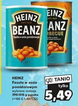 Kaufland Fasolka w sosie pomidorowym heinz oferta