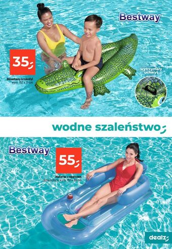 Dealz Krokodyl dmuchany 152 x 71 cm bestway oferta