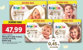 Lidl Pieluchy junior 5 lupilu premium oferta